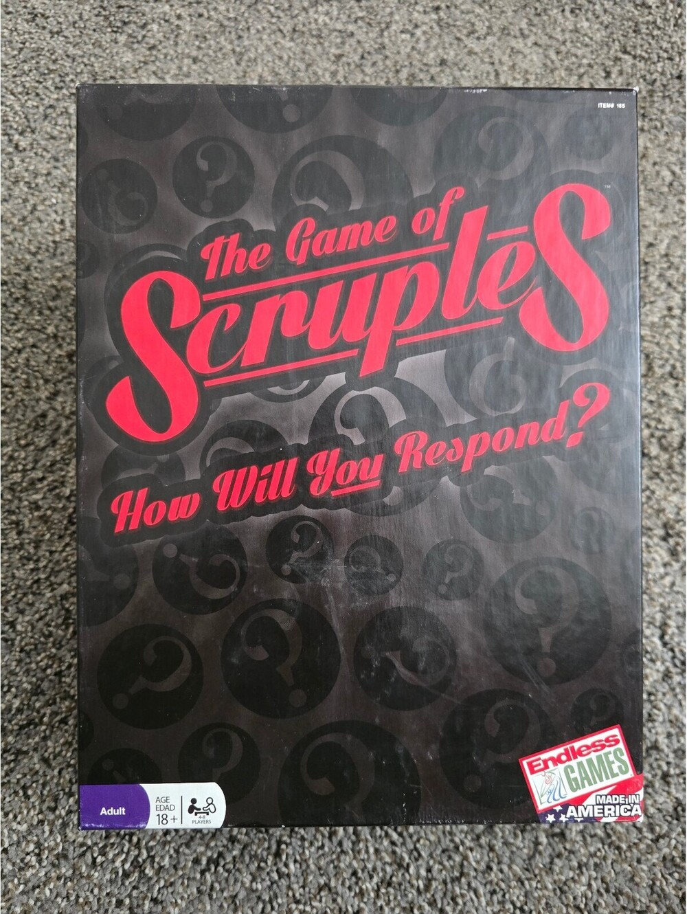 The Game of Scruples - Adults Only Party Game